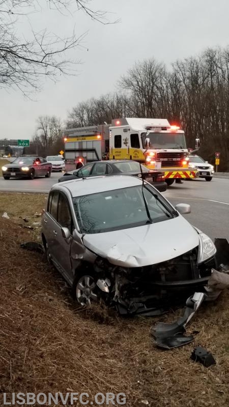 2/10/2019 MVC on Woodbine Rd at I-70 East Ramp